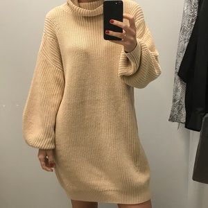 Crochet knit dress